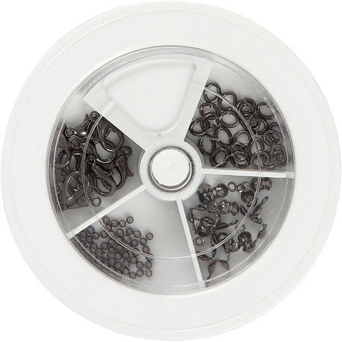 Creativ company sieraden starterset, donker metallic grijs, 1 set