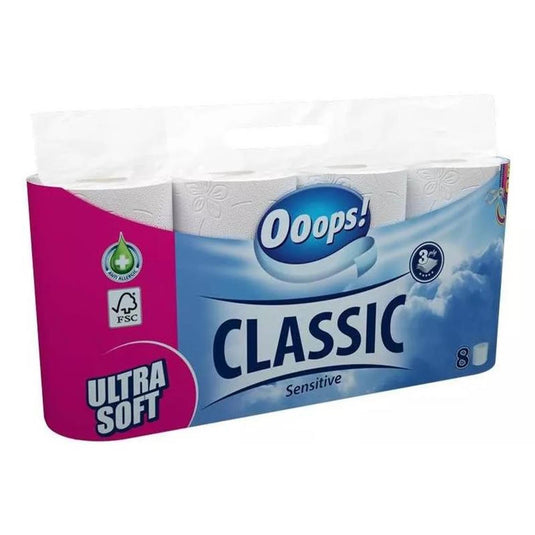 Ooops! toiletpapier sensitive 8 rol
