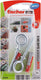 Fischer duopower serie - plug met ooghaak - 8 x 40 mm - nylon componenten