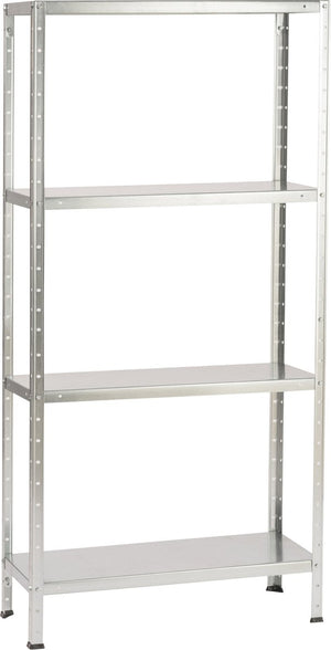 Avasco opbergrek stellingkast solid 50 gegalvaniseerd - 200 kg draagkracht - 150x75x30 cm
