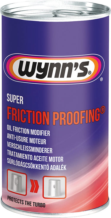 Wynn's super friction proofing - olie additief - anti-motorslijtage - geschikt voor benzine, diesel lpg-motoren - 325ml