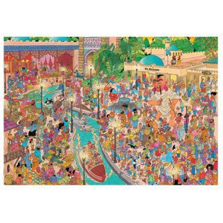 Load image into Gallery viewer, Jumbo jan van haasteren legpuzzel - efteling fata morgana, 5000st.
