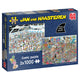 Jan van haasteren legpuzzel - geef ons de ruimte net als in de film - 2x1000st.