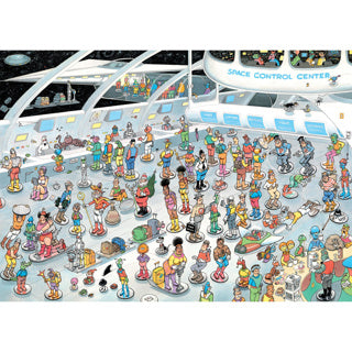 Load image into Gallery viewer, Puzzel jan van haasteren ruimte en film (2x1000)
