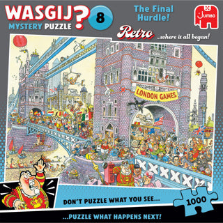 Afbeelding laden in galerijviewer, Merkloos sans marque wasgij retro mystery 8 legpuzzel - de laatste horde!, 1000st.
