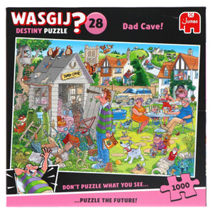 Jumbo wasgij destiny 28 legpuzzel - de mancave van pa, 1000st.