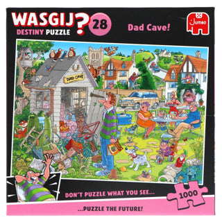 Jumbo wasgij destiny 28 legpuzzel - de mancave van pa, 1000st.