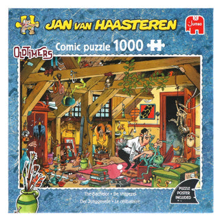 Load image into Gallery viewer, Jumbo jan van haasteren legpuzzel - oldtimers de vrijgezel, 1000st.
