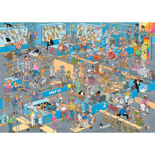 Load image into Gallery viewer, Jumbo jan van haasteren legpuzzel - de bouwmarkt en de verbouwing, 2x1000st.
