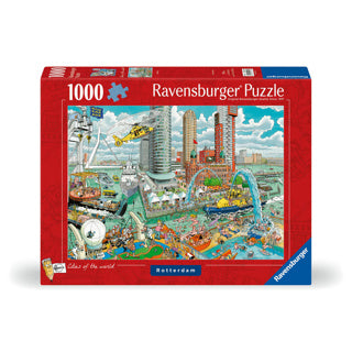 Ravensburger legpuzzel fleroux rotterdam, 1000st.
