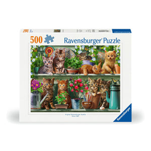 Ravensburger puzzel katjes in het rek 500 stukjes