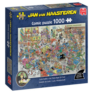 Jan van haasteren legpuzzel - nk mens erger je niet, 1000st.