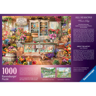 Ravensburger puzzel all seasons flowershop 1000 stukjes