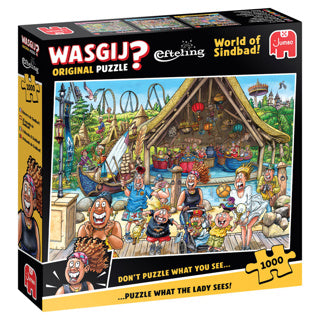 Load image into Gallery viewer, Wasgij original puzzel efteling - wereld van sindband! 1000 stukjes
