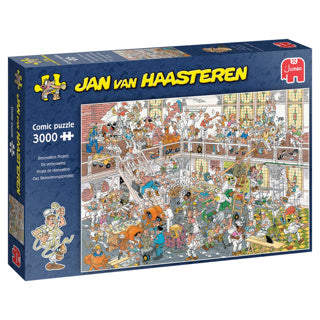 Jan van haasteren legpuzzel - de verbouwing, 3000st.