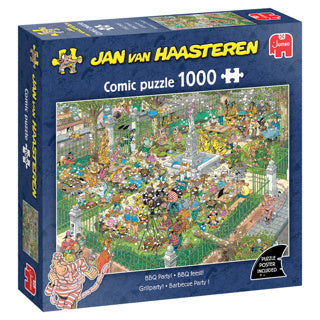 Jan van haasteren - bbq feest! - 1000 stukjes puzzel - legpuzzel