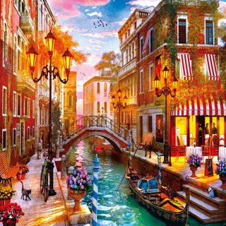 Load image into Gallery viewer, Clementoni puzzel zonsondergang venetie 500 stukjes | 2 stuks
