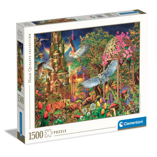 Clementoni puzzel fantasie tuin 1500 stukjes | 2 stuks