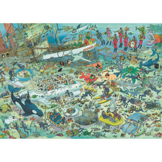 Jumbo puzzel jan van haasteren diepzee 1000 stukjes
