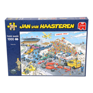 Load image into Gallery viewer, Jan van Haasteren - legpuzzel Formule 1 De Start 1000 stukjes
