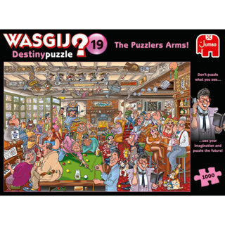 Puzzel wasgij cafe de puzzelhoek 1000 stukjes