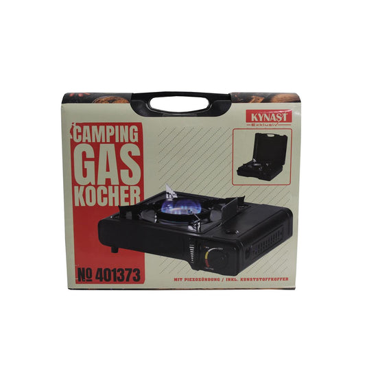 Kynast camping gas kooktoestel in draagkoffer 34x28x11cm