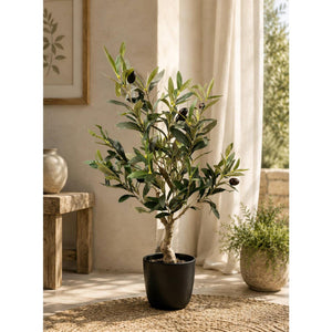 Deco olijfboom 60cm in kunststof pot