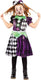 Amscan verkleedpak jester junior polyester zwart wit paars mt 116 128