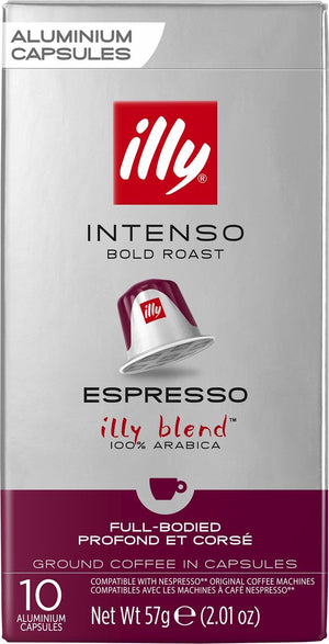 Illy espresso intenso koffiecups - 10x 10 stuks - 100 koffiecups