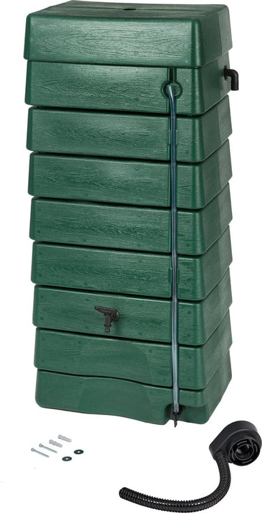 Nature - regentank - 276l - h134,5 x 58,5 x 39,5cm - groen - muurmodel