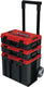 Einhell e-case tower systeemkoffer - max. laadvermogen: 120 kg - bestaande uit 3 koffers incl. accessoires - opbergen en transporteren van accessoires en gereedschap - met wieltjes - stapelbaar - koppelbaar