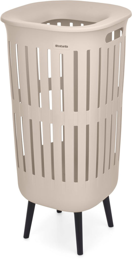 Brabantia collect-it hi wasmand - met deksel - 55 l - soft beige