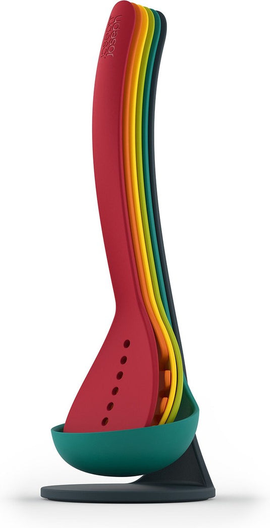 Joseph joseph - nest houder met 5 keukenhulpen - nylon - multicolor
