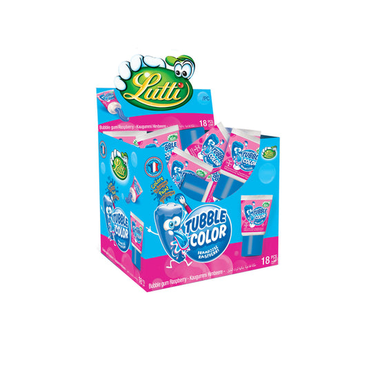 Lutti tubble gum tongue painter framboos tube (36x 35gr)