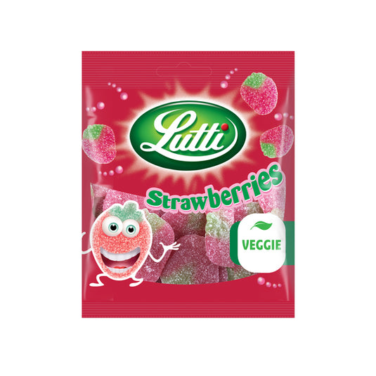 Lutti aardbeien zakje (12x 80g)