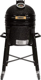 Patton premium kamado 15 met verrijdbaar onderstel - medium - ø33,5 cm - zwart