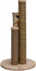 Designed by lotte krabpaal willa - katten krabpaal - 3 palen ineen - incl speeltje - hout - 39,5x39,5x70 cm