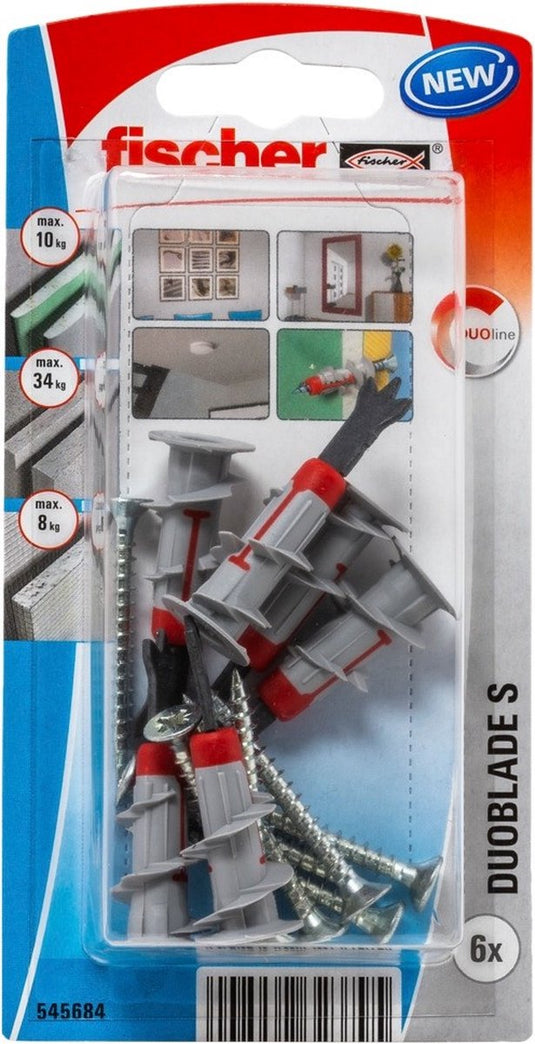 Fischer 545684 duoblade s k nv gipsplaatplug 1 set(s)