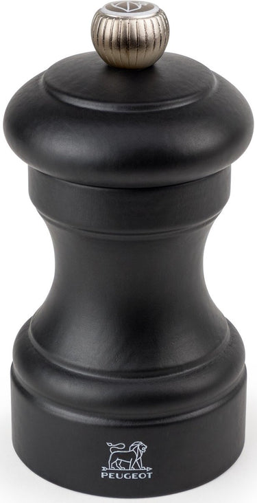 Peugeot bistro zoutmolen 10 cm - mat zwart - beukenhout