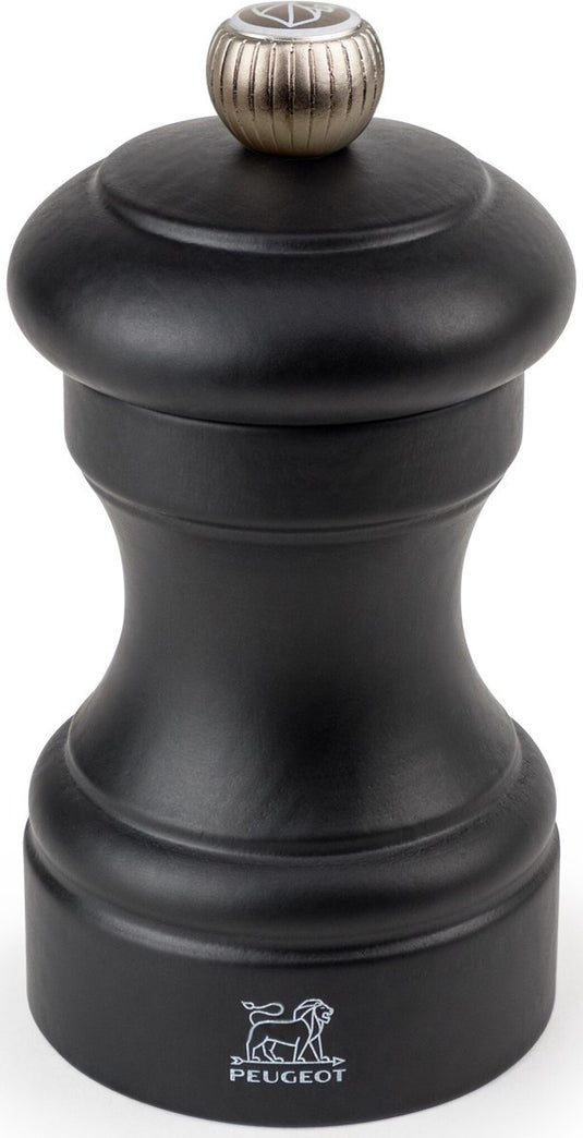 Peugeot bistro zoutmolen 10 cm - mat zwart - beukenhout