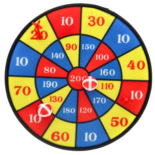 Load image into Gallery viewer, Basic klittenband dartbord + 2 darts en 2 balletjes
