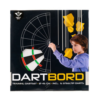 Engelhart longfield dubbelzijdig dartbord inclusief 6 pijltjes