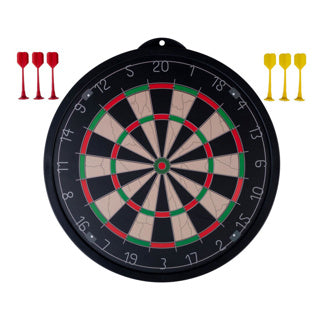 Dubbelzijdig magnetisch dartbord