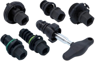 Ks tools olie service inzetstuk set oil special profile set 6pcs. 3 8