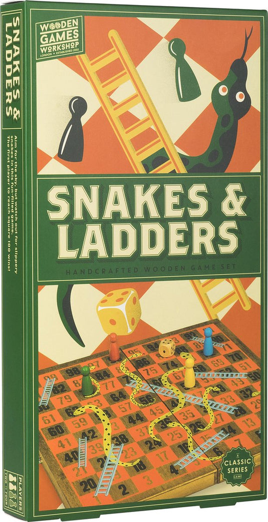 Professor puzzle snakes ladders - slangen en ladders gezelschapsspel