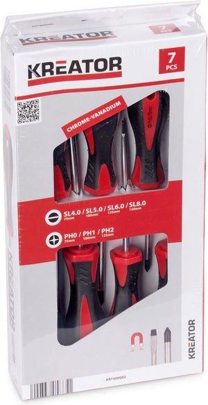 Kreator krt400002 schroevendraaierset - 7-delig - sl ph