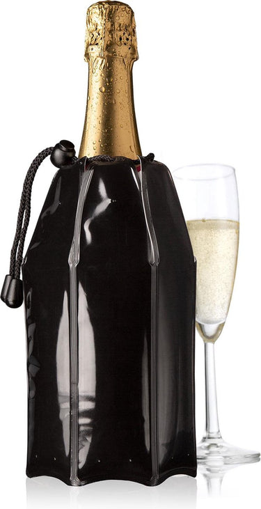 Vacuvin vacu vin champagnekoeler active 1 liter 15,5 x 21,5 cm zwart