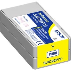 Inktcartridge epson sjic22p(y) geel