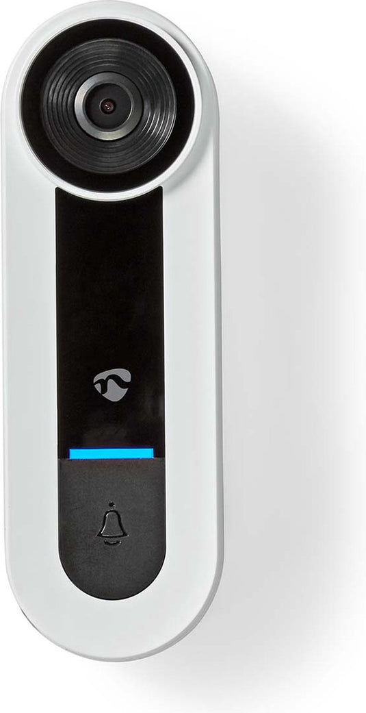 Nedis smartlife videodeurbel - netvoeding - 1536x1536 - cloud opslag (optioneel) microsd (niet inbegrepen) onvif - ip65 - met bewegingssensor - wit