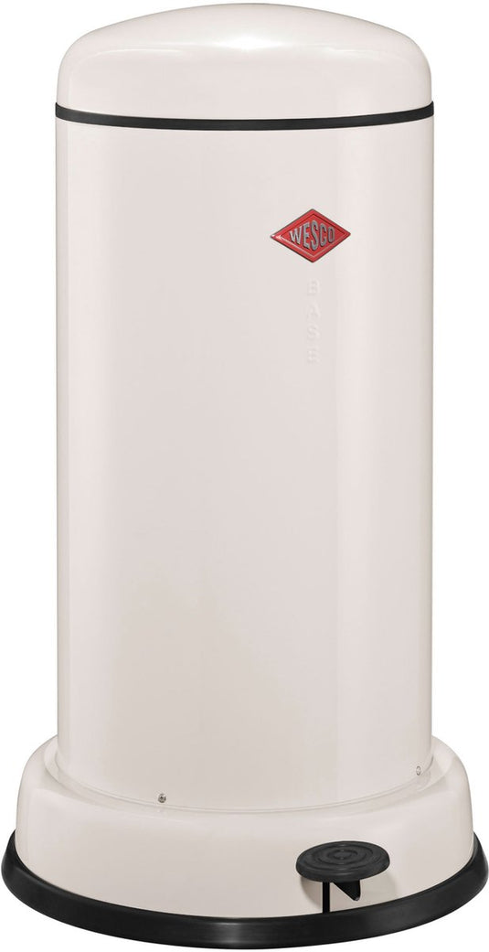 Wesco baseboy prullenbak met soft close | 20 liter | metaal - mat zand | pedaalemmer